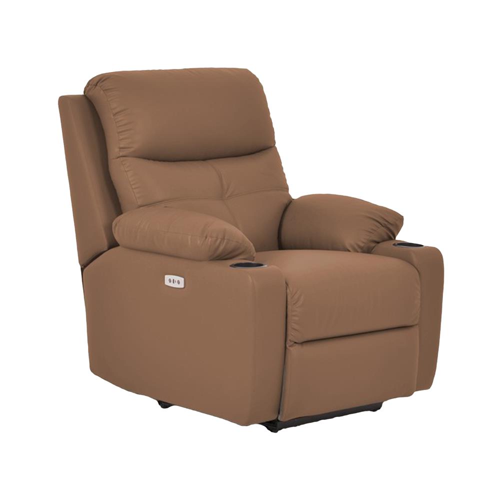 POWER RECLINER FURDINI COMPLETE/PET FRIENDLY สีน้ำตาลเข้ม