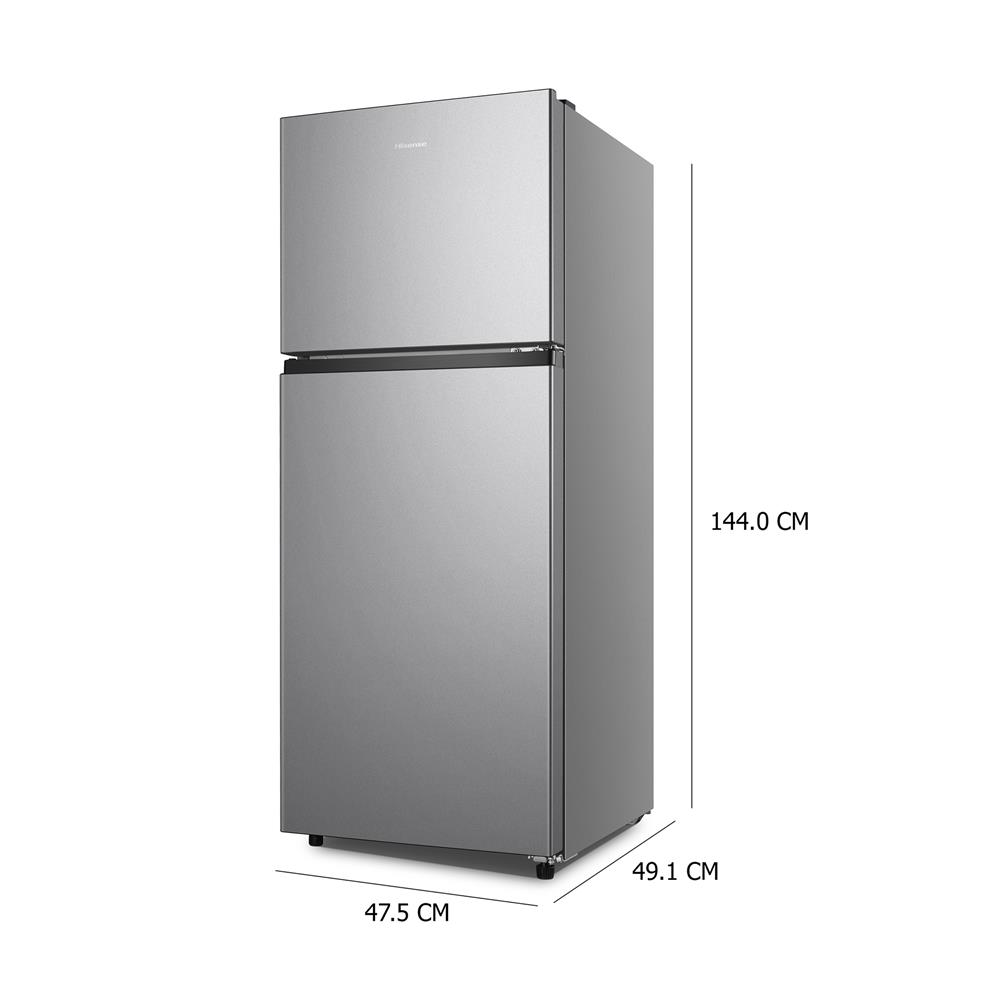 ตู้เย็น 2 ประตู HISENSE RT156N1ES 5.6 คิว สีเงิน