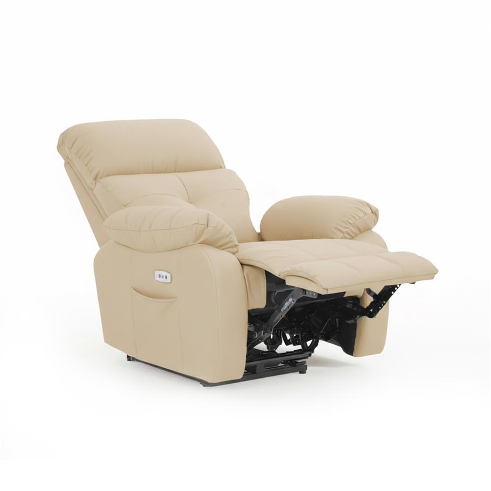 เก้าอี้ปรับนอนไฟฟ้า FURDINI CHARLIE สีครีม