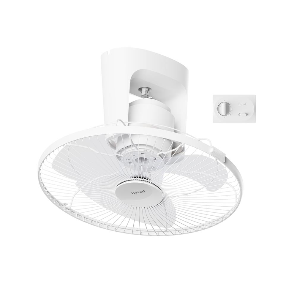 พัดลมติดเพดาน 16 นิ้ว HATARI C16M1(S) สีขาว