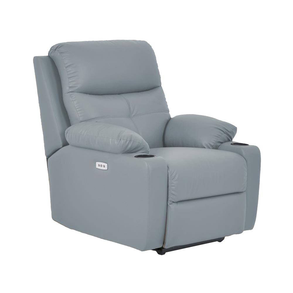 POWER RECLINER FURDINI COMPLETE/PET FRIENDLY สีฟ้าอมเทา