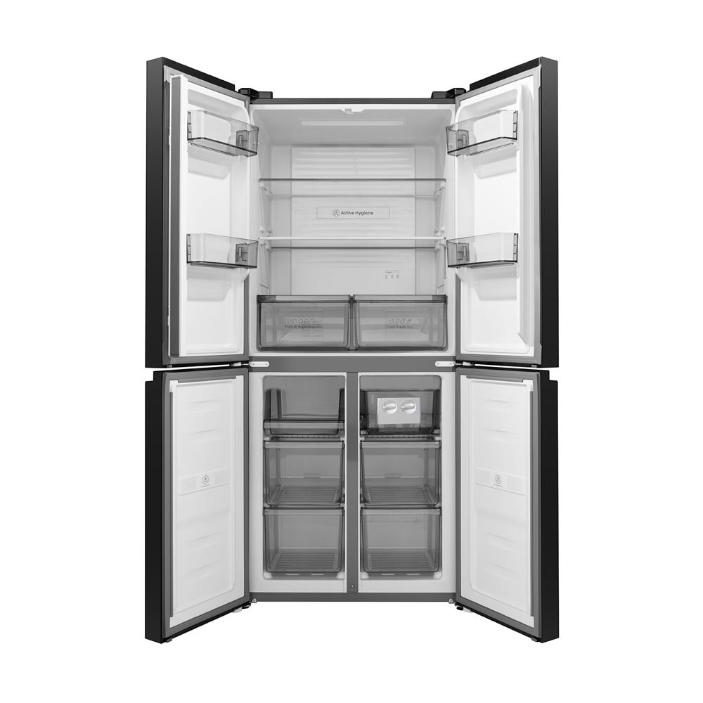 ตู้เย็น MULTIDOOR HISENSE RQ518N4TBN 15.5 คิว สีเทาเข้ม