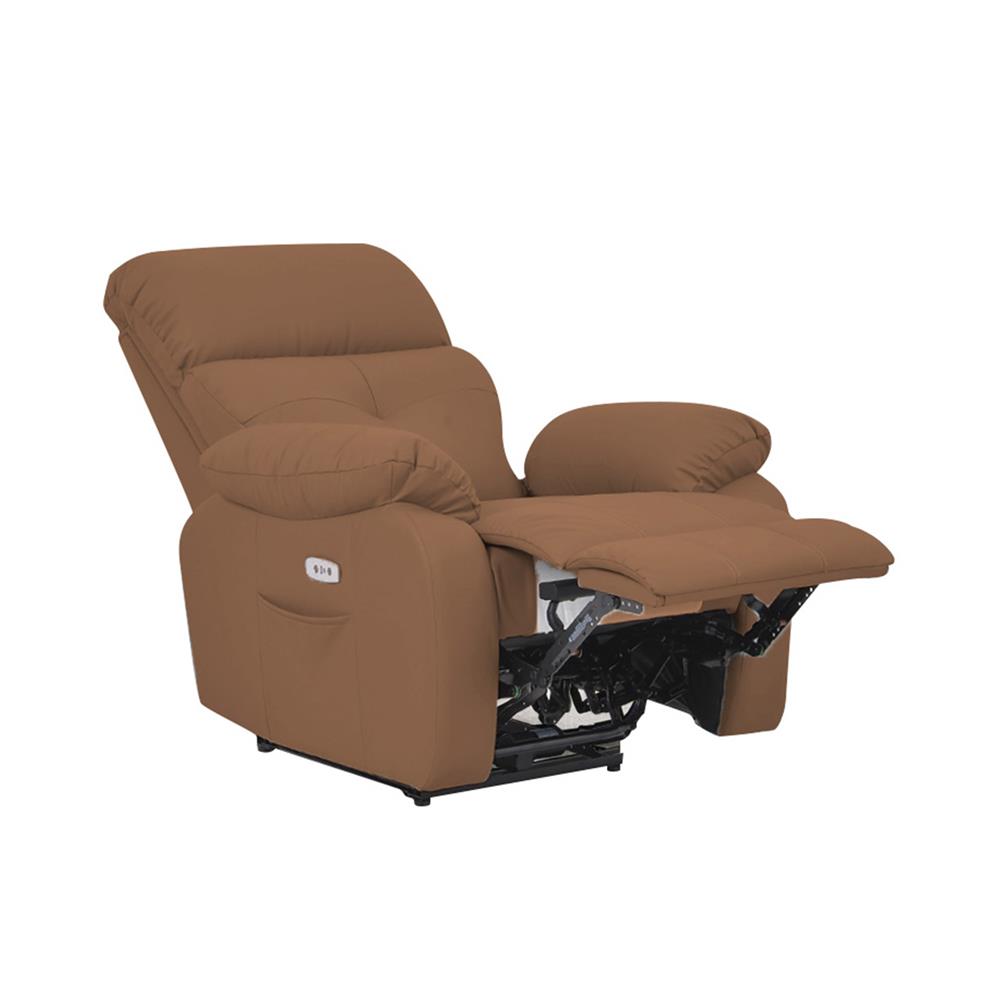 POWER RECLINER FURDINI CHARLIE/PET FRIENDLY สีน้ำตาลเข้ม