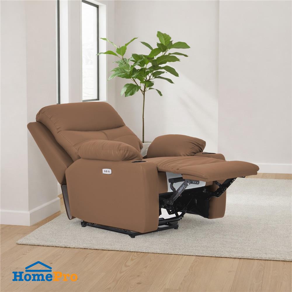 POWER RECLINER FURDINI COMPLETE สีน้ำตาลเข้ม