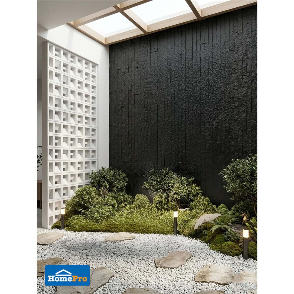แผ่นตกแต่งผนัง PU 60x120 ซม. TARA BRICK ROCK BLACK