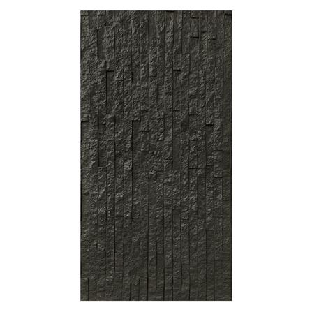 แผ่นตกแต่งผนัง PU 60x120 ซม. TARA BRICK ROCK BLACK_0