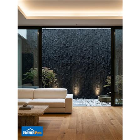 แผ่นตกแต่งผนัง PU 60x120 ซม. TARA BRICK ROCK BLACK_4