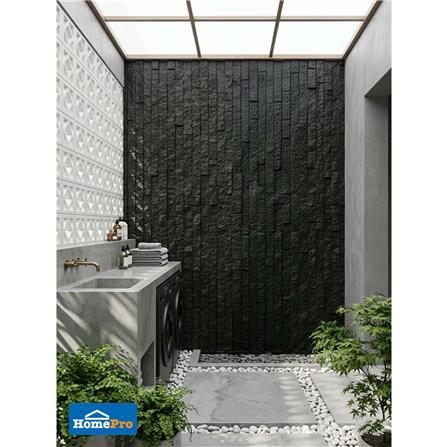 แผ่นตกแต่งผนัง PU 60x120 ซม. TARA BRICK ROCK BLACK_7
