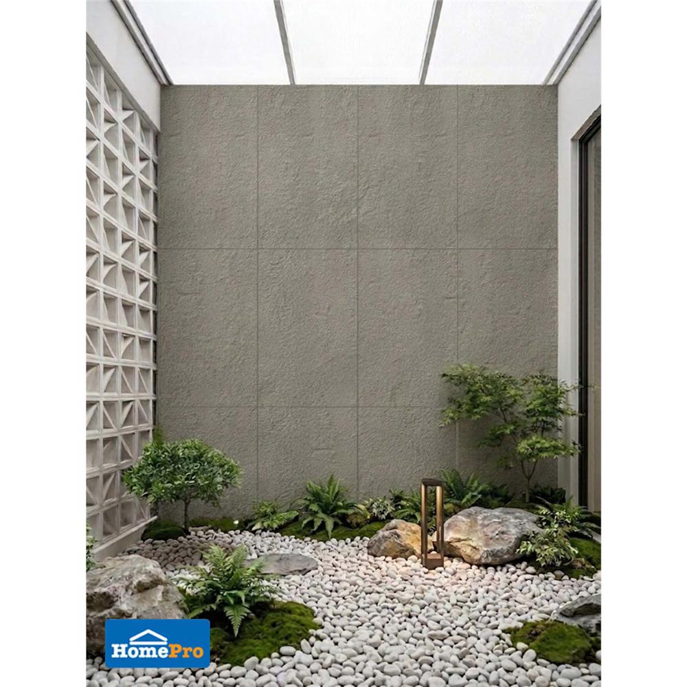 แผ่นตกแต่งผนัง PU 60x120 ซม. TARA ROCK VILLA GREY
