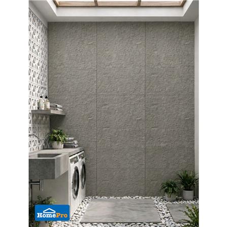 แผ่นตกแต่งผนัง PU 60x120 ซม. TARA ROCK VILLA GREY_5