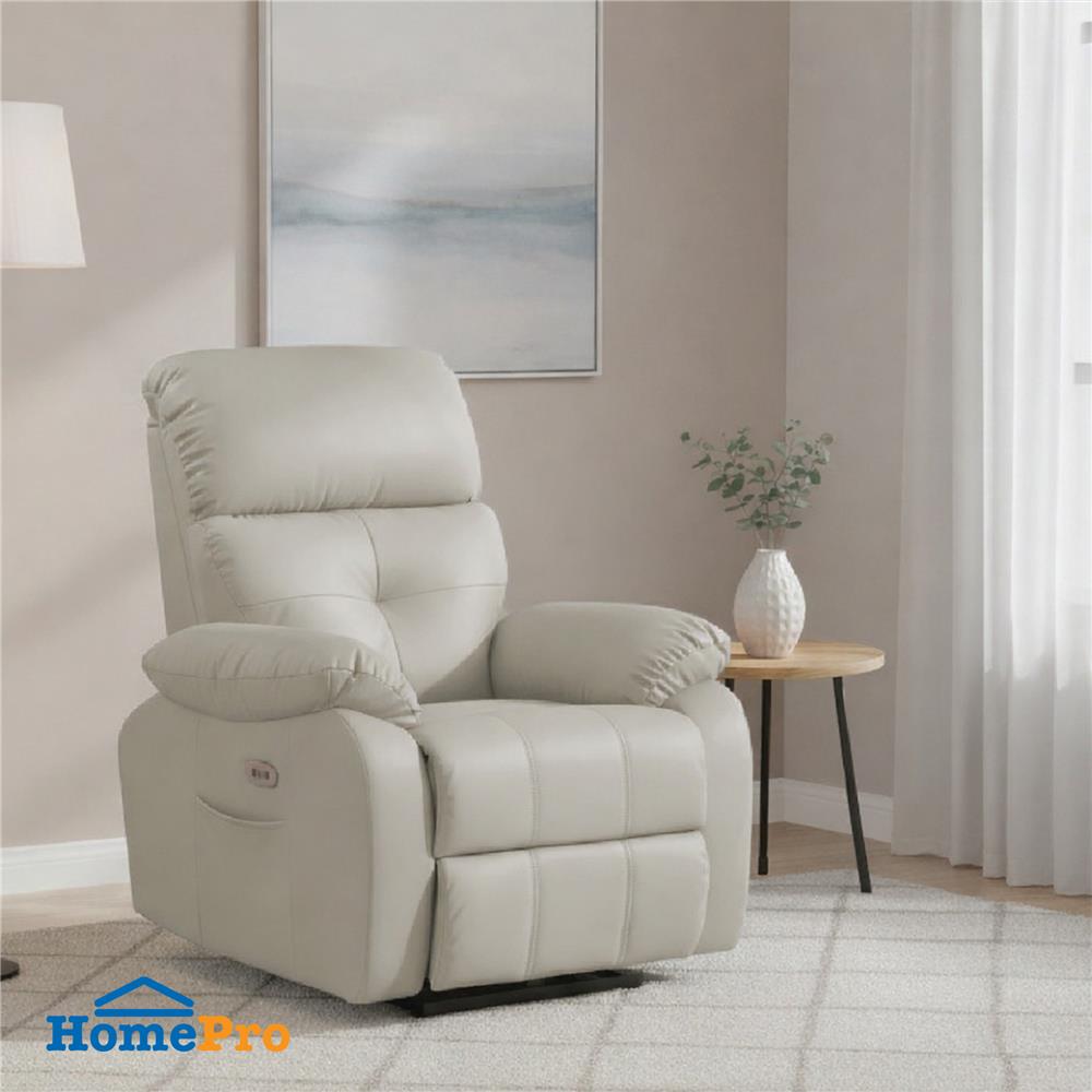 เก้าอี้ปรับนอนไฟฟ้า FURDINI CHARLIE/PET FRIENDLY สีเทา