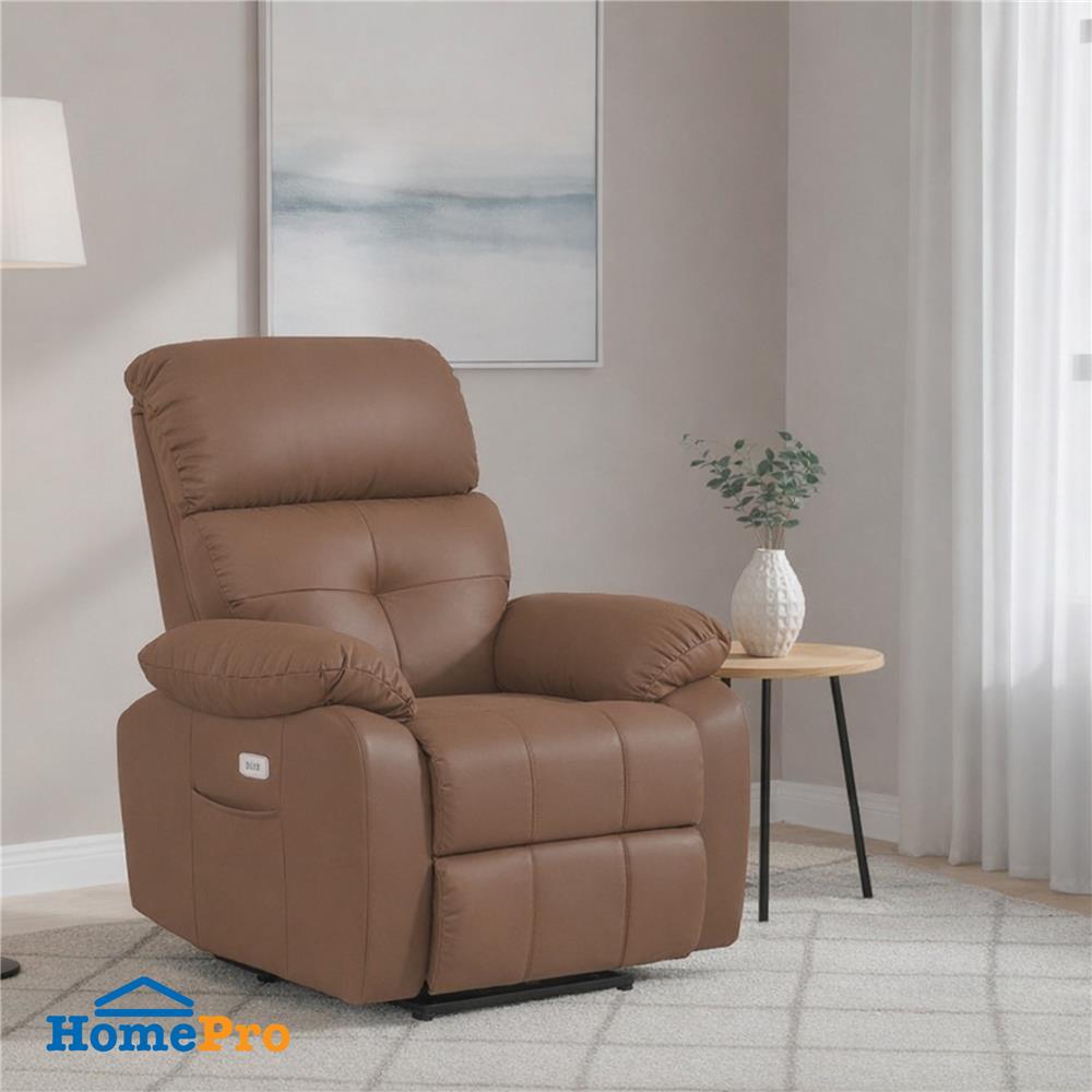 POWER RECLINER FURDINI CHARLIE สีน้ำตาลเข้ม