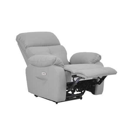 เก้าอี้ปรับนอนไฟฟ้า FURDINI CHARLIE สีเทา_1