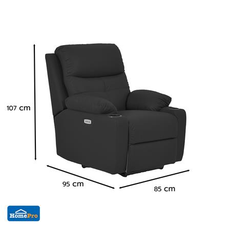 POWER RECLINER FURDINI COMPLETE สีดำ_8
