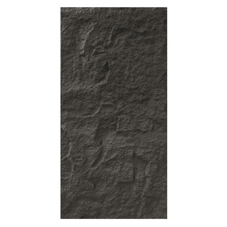 แผ่นตกแต่งผนัง PU 60x120 ซม. TARA STONE BLACK_0