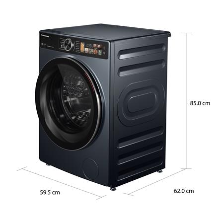 เครื่องซักอบผ้าฝาหน้า TOSHIBA TWD-T25BZP140MWT(MG) 13/8 กก. อินเวอร์เตอร์ สีเทาดำ_6