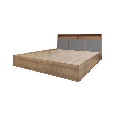 เตียง 6 ฟุต FURDINI KEPT สี NT OAK/เทา