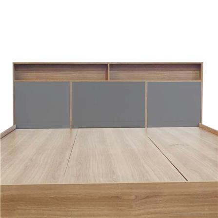 เตียง 6 ฟุต FURDINI KEPT สี NT OAK/เทา_2