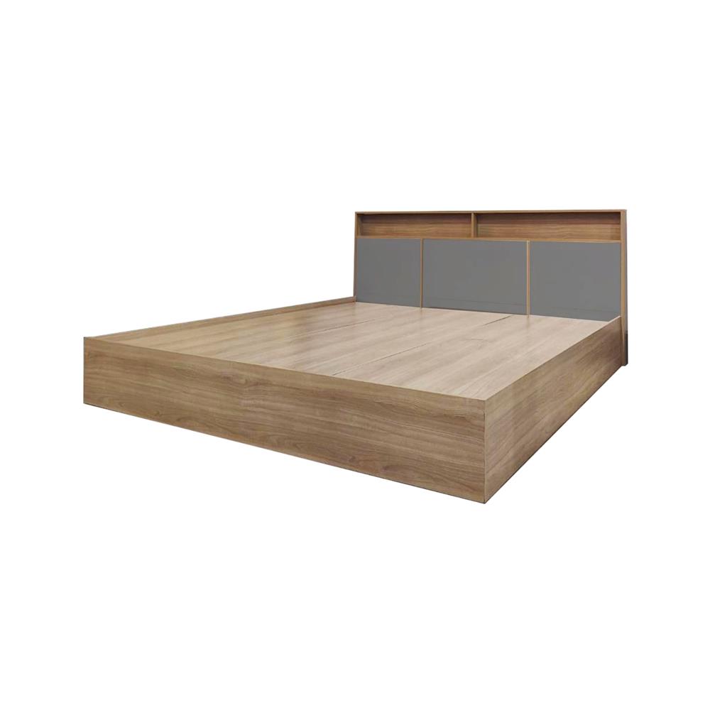 ชุดห้องนอน 5 ฟุต + ตู้เสื้อผ้า 160 ซม. FURDINI KEPT สี NT OAK/เทา