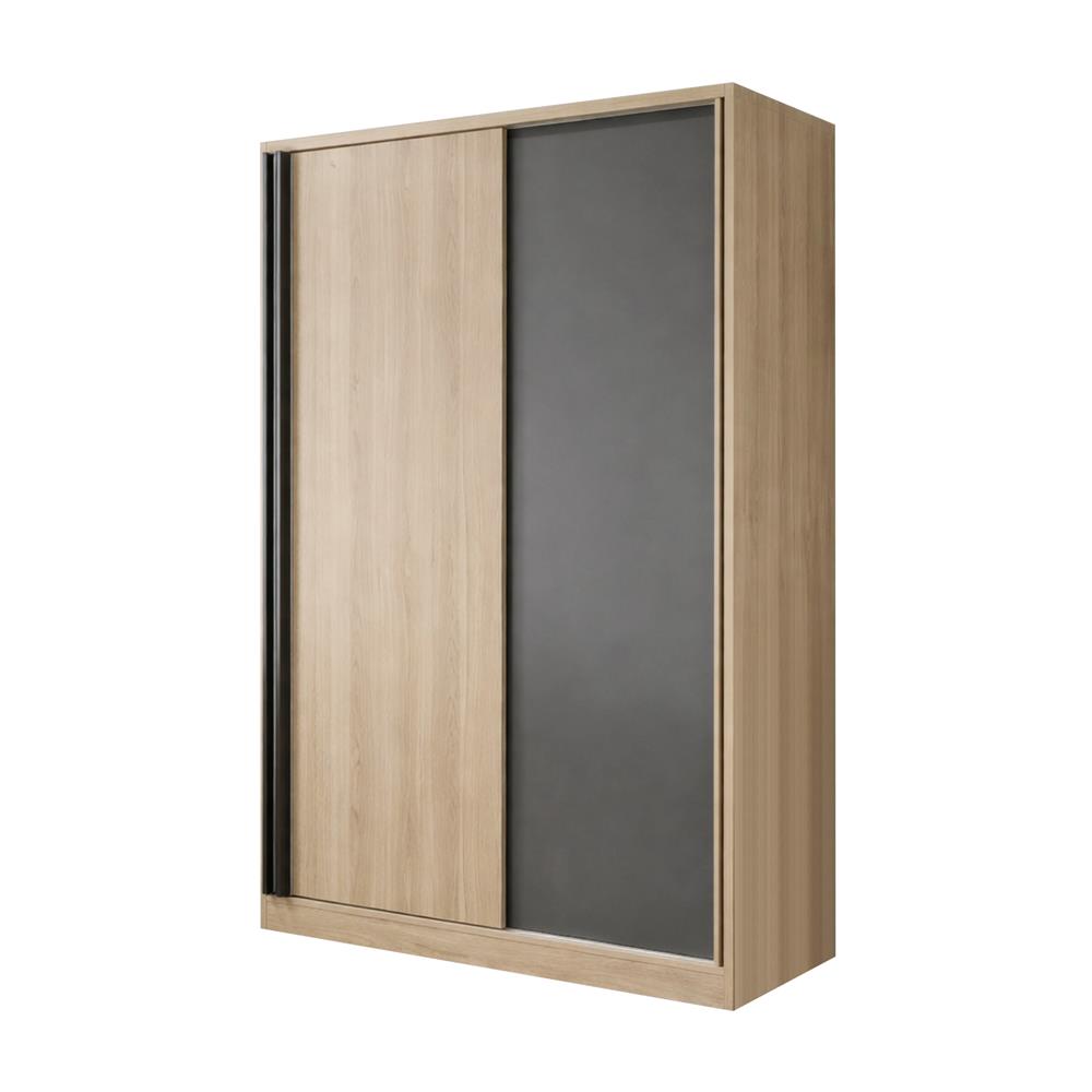 ตู้เสื้อผ้าบานเลื่อน FURDINI KEPT 160 ซม. สี NT OAK/เทา