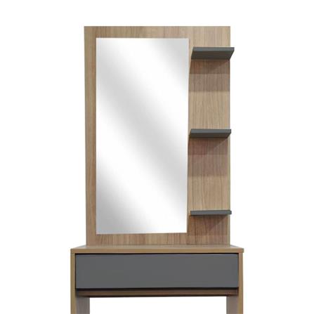 ชุดโต๊ะเครื่องแป้ง FURDINI KEPT 60 ซม. สี NT OAK/เทา_2