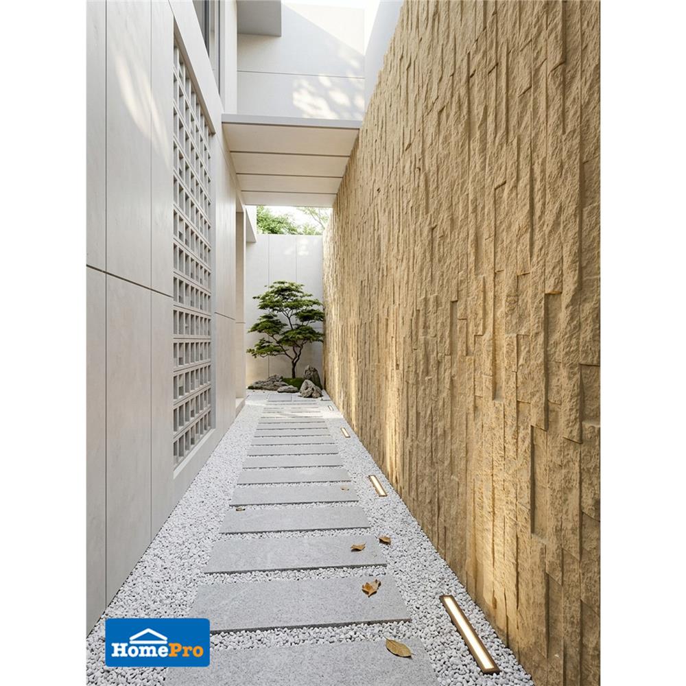 แผ่นตกแต่งผนัง PU 60x120 ซม. TARA BRICK ROCK BROWN