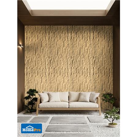 แผ่นตกแต่งผนัง PU 60x120 ซม. TARA BRICK ROCK BROWN_5