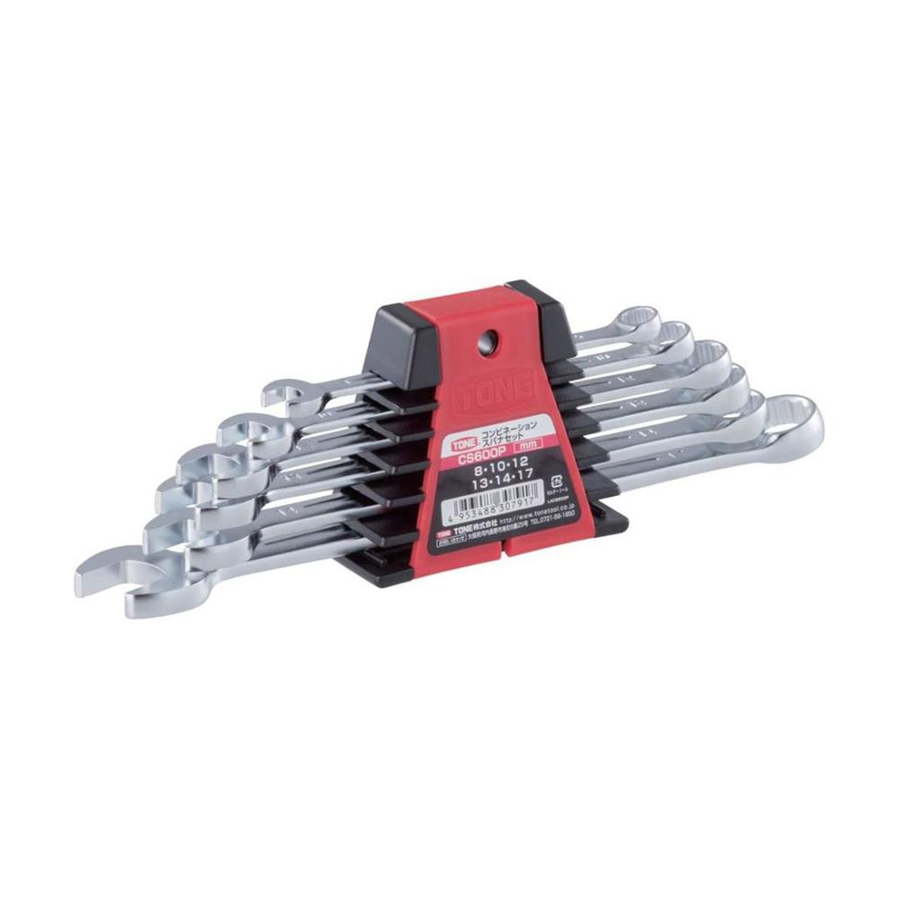ชุดประแจแหวนข้างปากตาย TONE CS600P (6 ชิ้น)