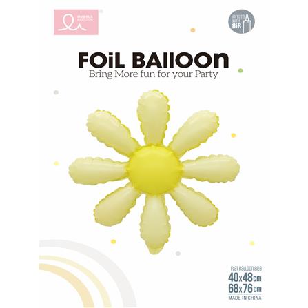 ลูกโป่งฟอยล์ ดอกเดซี่ SNAZZ 26 นิ้ว สีเหลือง_1