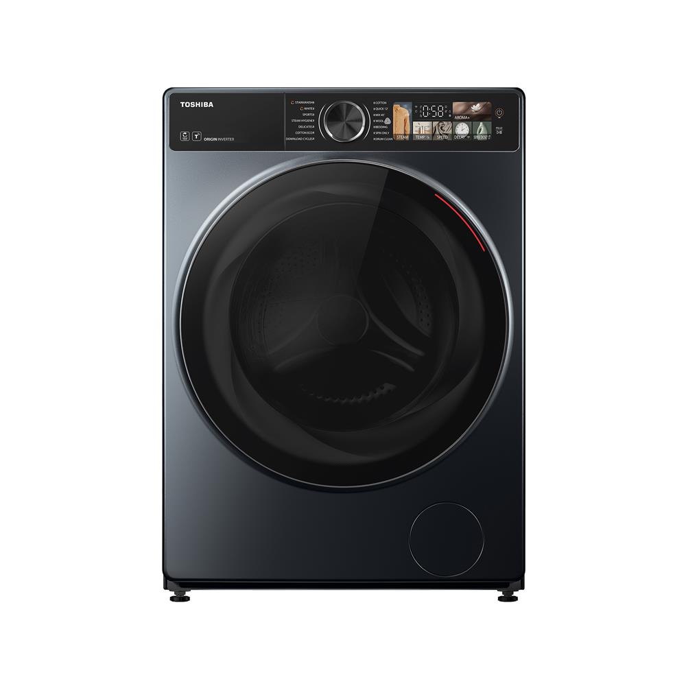 เครื่องซักผ้าฝาหน้า TOSHIBA TW-T25BZP140MWT(MG) 13 กก. อินเวอร์เตอร์ สีเทาดำ