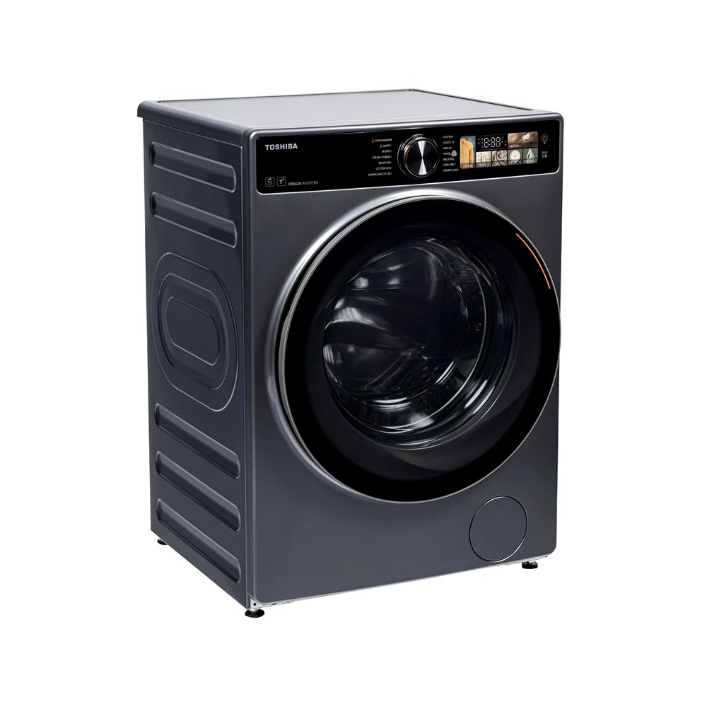 เครื่องซักผ้าฝาหน้า TOSHIBA TW-T25BZP140MWT(MG) 13 กก. อินเวอร์เตอร์ สีเทาดำ
