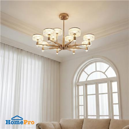 ไฟช่อ LED CARINI KM9855-8+4 132 วัตต์ DAYLIGHT/COOL WHITE/WARM WHITE 12 หัว_3