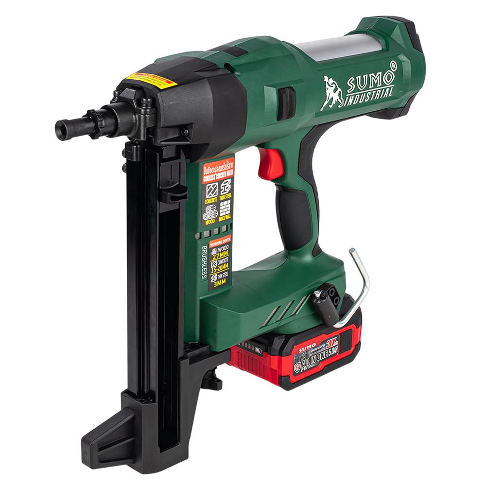 เครื่องยิงตะปูขาเดี่ยวไร้สาย (พร้อมแบตเตอรี่) SUMO CN27