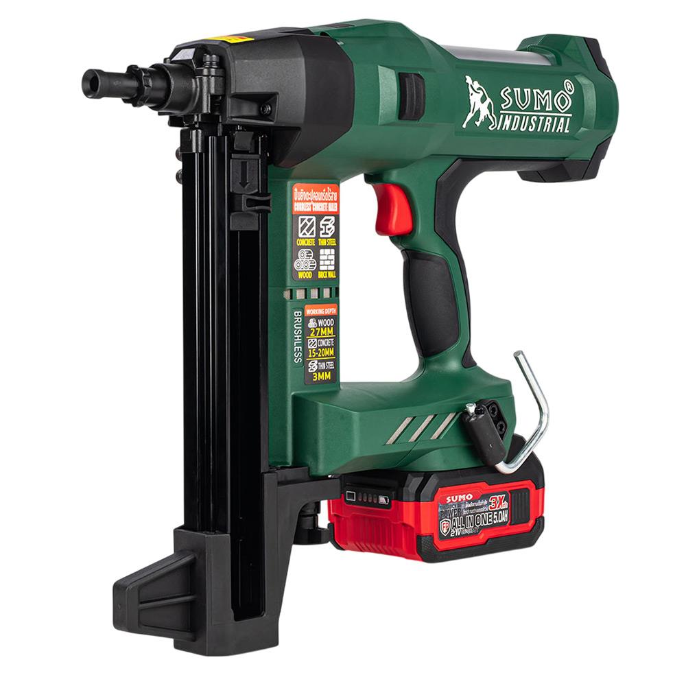 เครื่องยิงตะปูขาเดี่ยวไร้สาย (พร้อมแบตเตอรี่) SUMO CN27