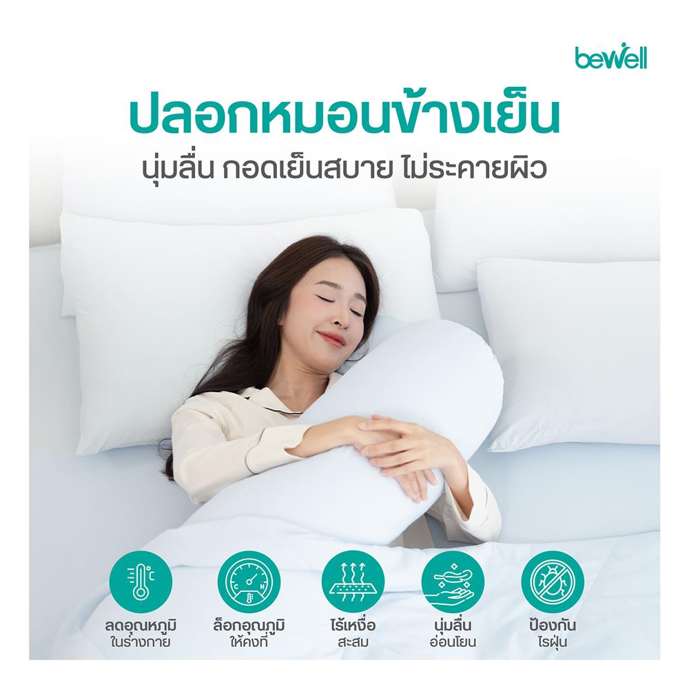 ปลอกหมอนข้าง BEWELL COOLING สี GREY