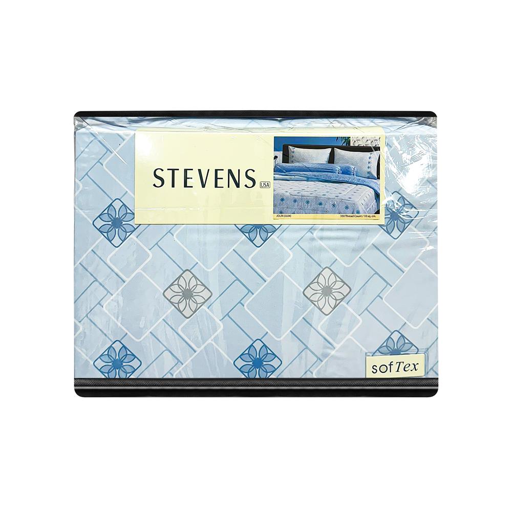 ชุดผ้าปูที่นอน 6 ฟุต (ชุด 6 ชิ้น) STEVENS SOFTEX JL04