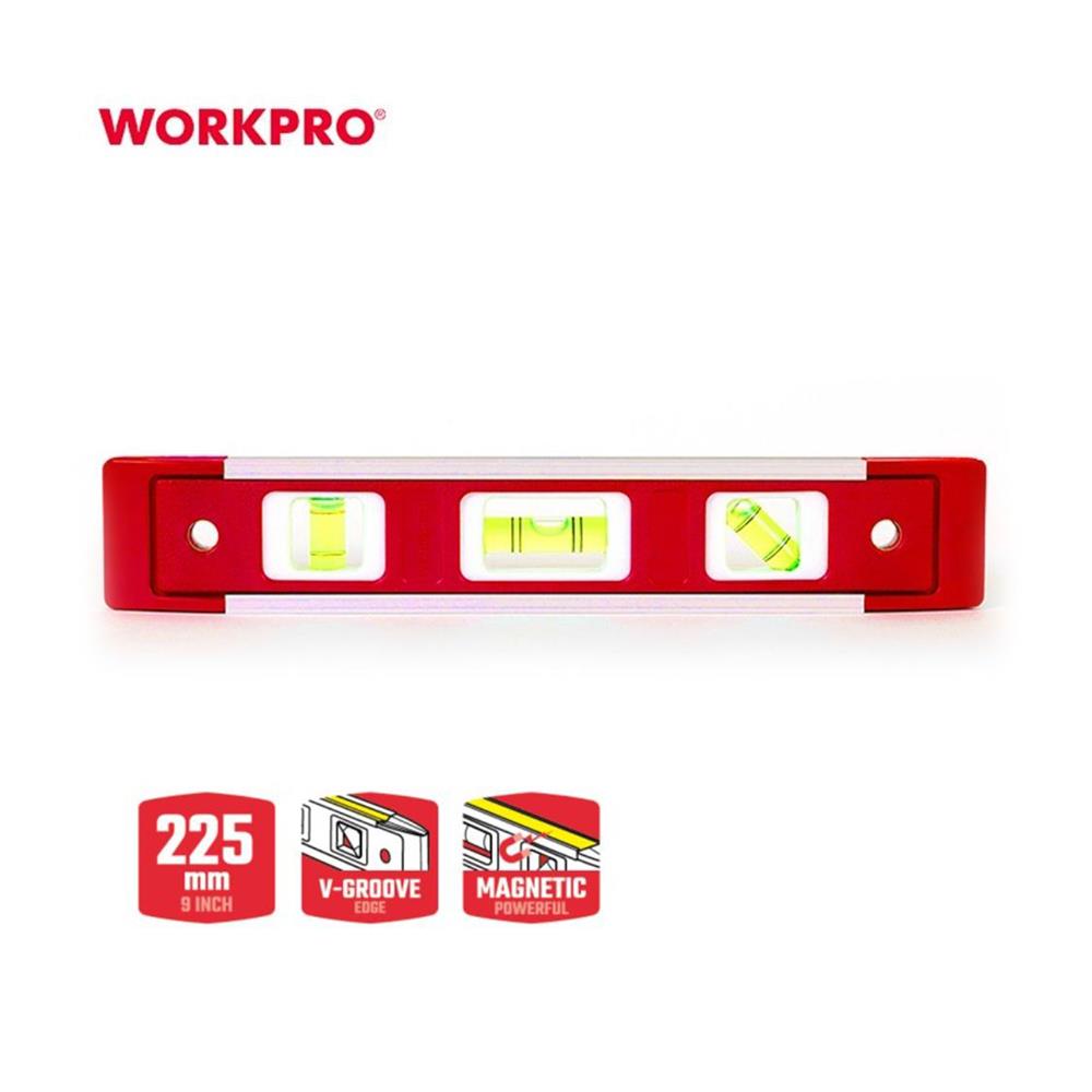 ระดับน้ำทรงตอปิโด แม่เหล็ก WORKPRO WP262026 225 มม.