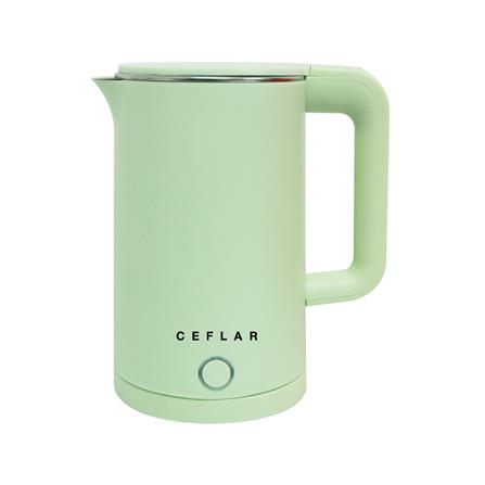 กาต้มน้ำไฟฟ้า CEFLAR CSK-03 2.3 ลิตร สีเขียว_0