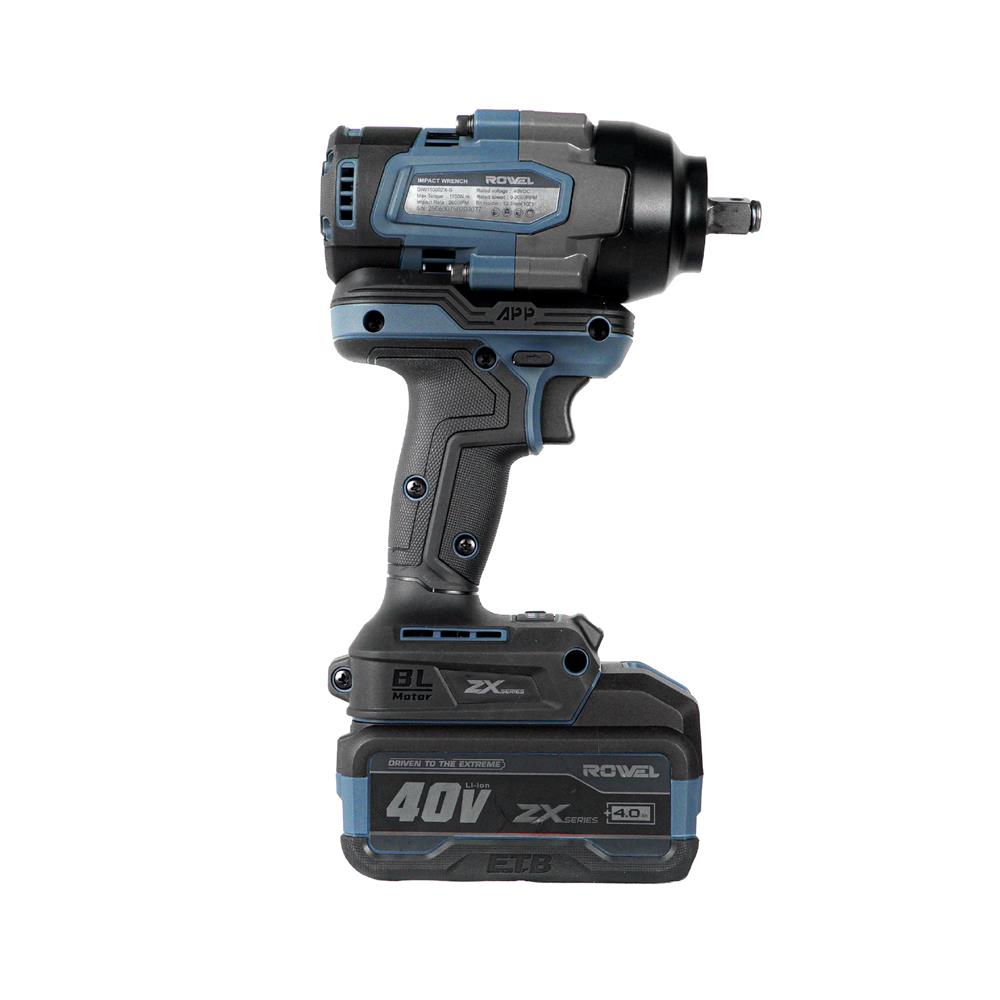 บล็อกกระแทกไร้สาย (พร้อมแบตเตอรี่) ROWEL DIW1100ZX-S 40 โวลต์