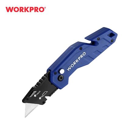 มีดพับอเนกประสงค์ด้ามจับไนลอน WORKPRO WP211008_0