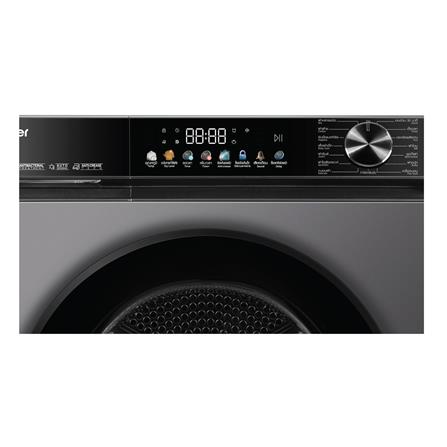 เครื่องอบผ้าฝาหน้า HAIER HD100-A357S8 10 กก. HEATPUMP สีเทาเข้ม_5