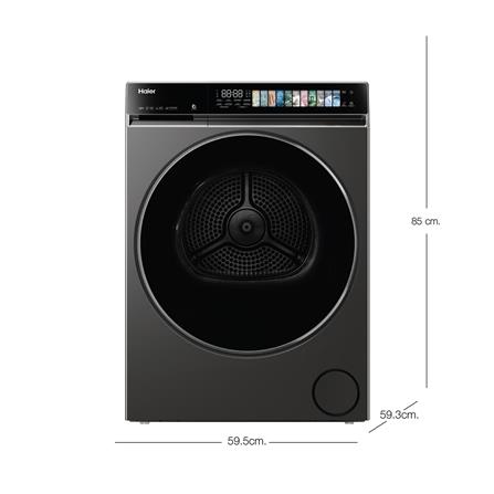 เครื่องอบผ้าฝาหน้า HAIER HD140-AR367S8U1 14 กก. สีเทาเข้ม_8