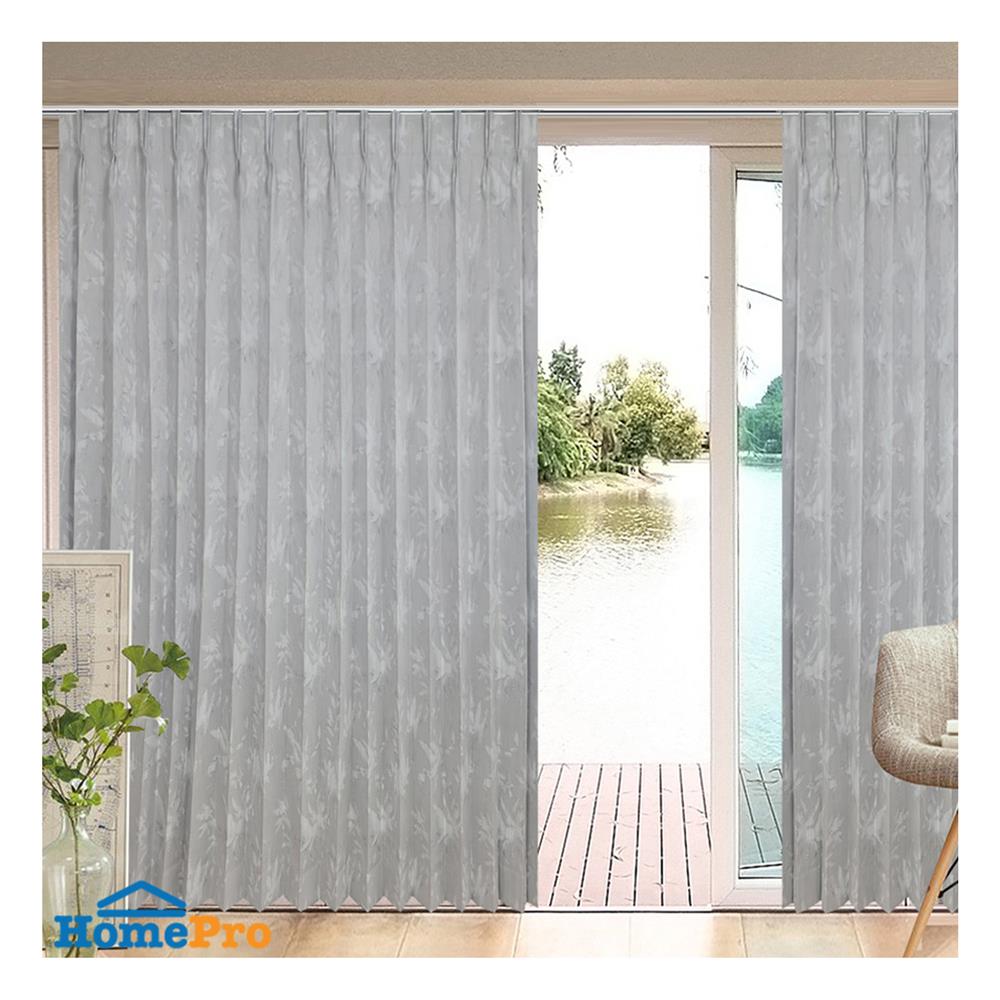 ผ้าม่านจีบ BENETTA MURRAY UV 160x220 ซม. สีเทา