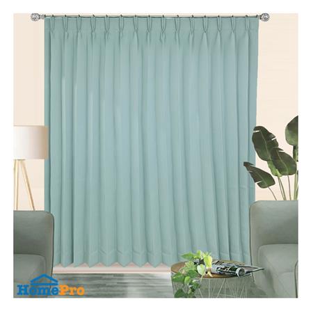 ผ้าม่านจีบ BENETTA TISCY UV 160x220 ซม. สีเขียว_4