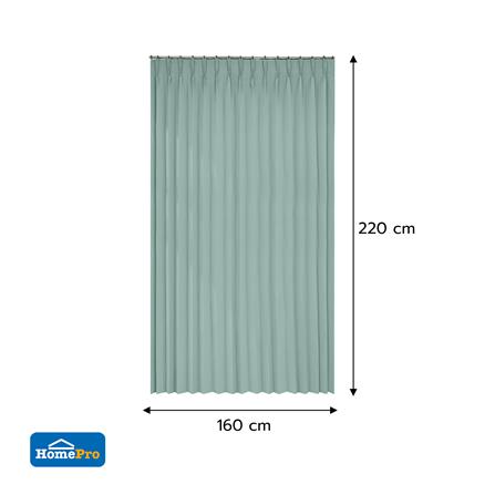 ผ้าม่านจีบ BENETTA TISCY UV 160x220 ซม. สีเขียว_4