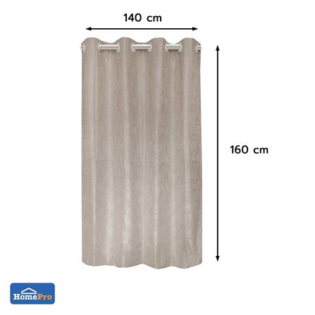 ผ้าม่าน EYELET HOME LIVING STYLE CHANA UV 140x160 ซม. สีน้ำตาล_3