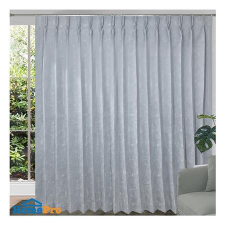 ผ้าม่านจีบ BENETTA KARL UV 160x220 ซม. สีเทา_3