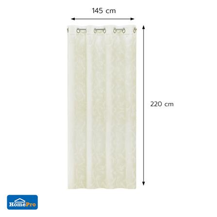 ผ้าม่าน EYELET HOME LIVING STYLE CAYLA UV 145x220 ซม. สีครีม_4