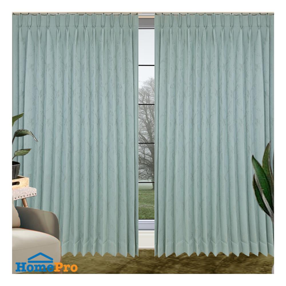 ผ้าม่านจีบ BENETTA HAMBLE UV 140x220 ซม. สีเขียว