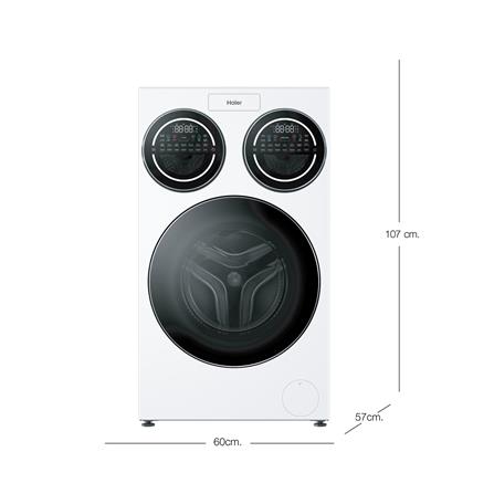 เครื่องซักผ้าฝาหน้า 3 ถัง HAIER HW140-BD14697WU1 14 กก._7